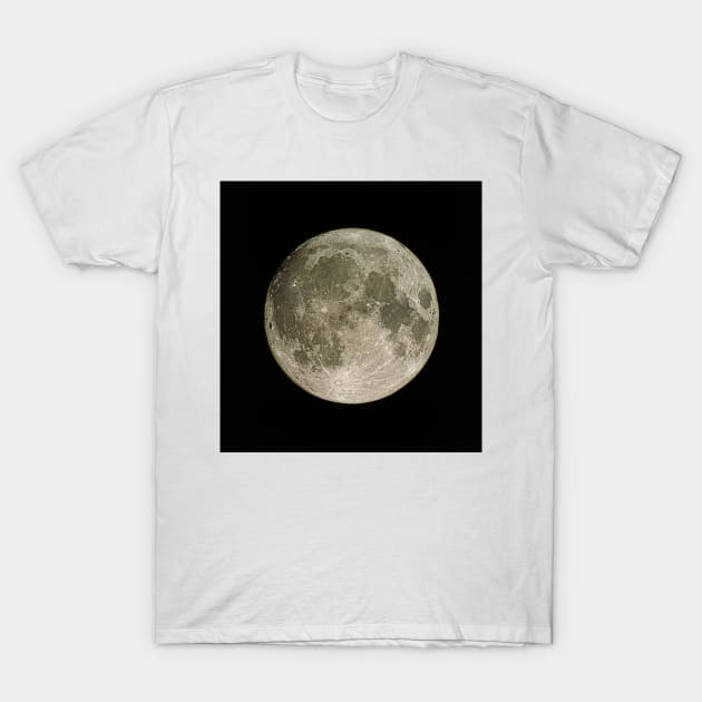 Full Moon (R340/0657) T-Shirt by SciencePhoto